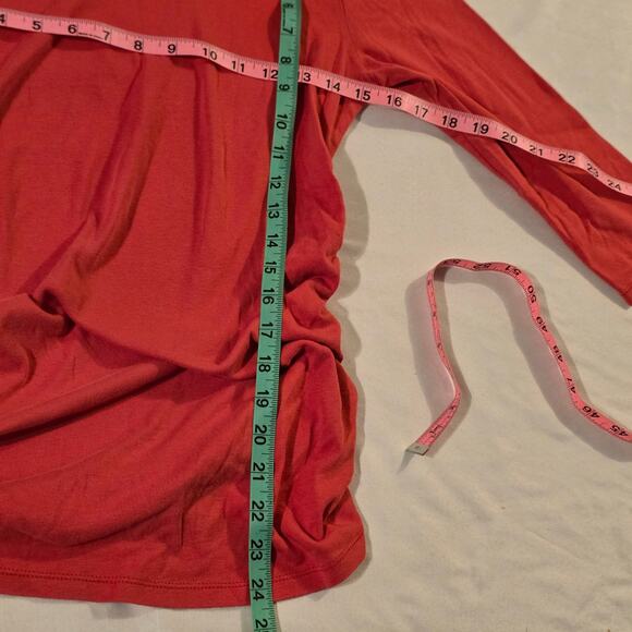 Small Red Motherhood Maternity Shirt - Picture 5 of 6